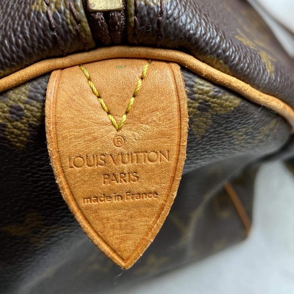 Speedy 30 mono Louis Vuitton - Picture 6 of 8